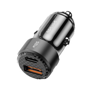 Porodo 50W Dual Port Car Charger