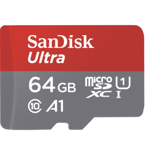 SanDisk 64GB Ultra MicroSDXC UHS-I Memory Card